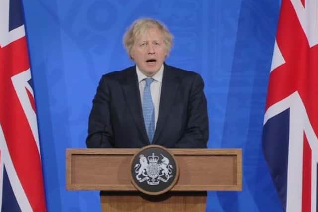 Boris Jonhson is expected to tell people in England that it will be left to their “judgment” to manage coronavirus risks as he prepares to restore freedoms on July 19 (photo: PA).