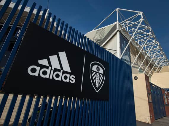 Kit supplies Adidas signed a five-year deal with Leeds United last summer. Pic: Getty