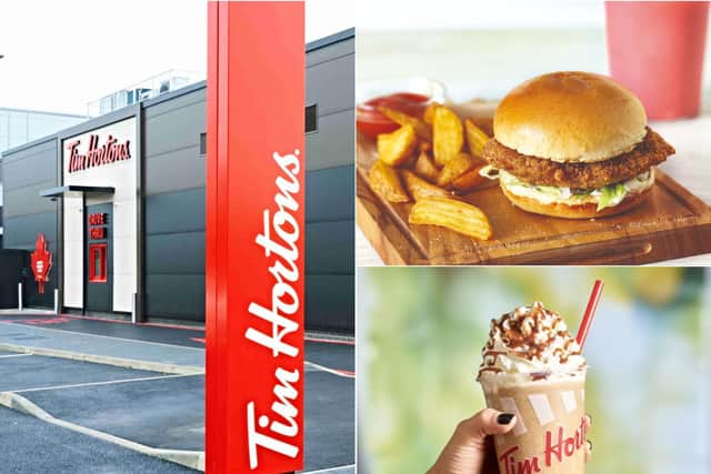 Tim Hortons will open in Birstall Junction 27.