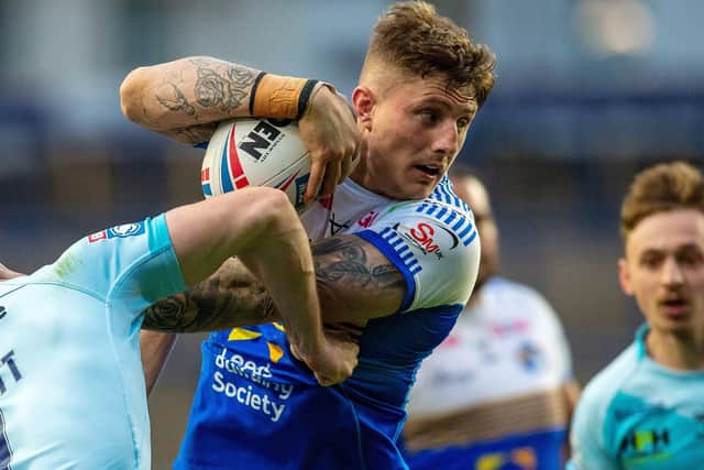 Outstanding: Leeds Rhinos centre-turned-full-back, Liam Sutcliffe. Picture: Bruce Rollinson/JPIMedia.