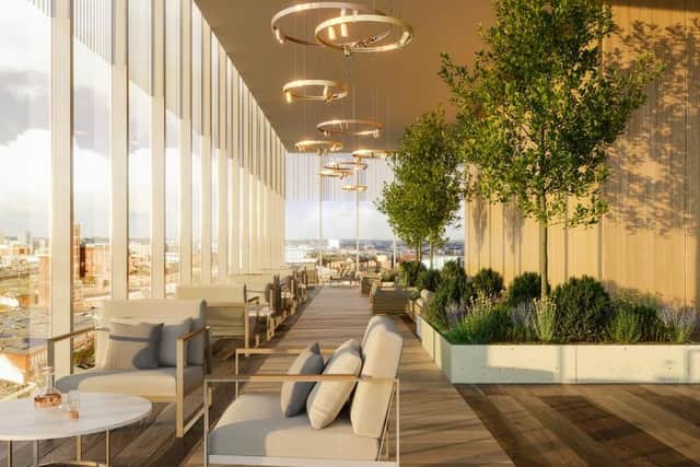 The sky garden can be used year-round