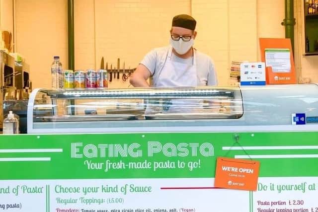 Cosimo Usai opened Eating Pasta in Kirkgate Market last October