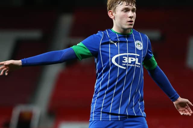 NEW RECRUIT: Eighteen-year-old attacking midfielder Sean McGurk who has joined Leeds United from Wigan Athletic. Photo by Charlotte Tattersall/Getty Images.