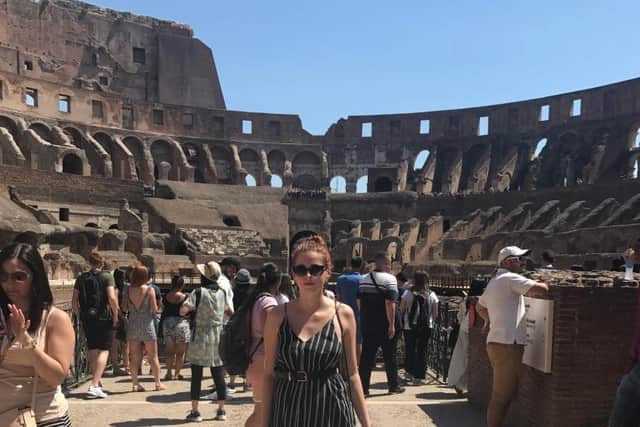 Rebecca Marano has been supporting both England and Italy during the Euros 2020 - but has to make a choice ahead of Sunday's final.