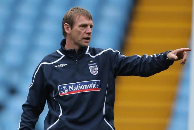 Stuart Pearce as England U21's manager in 2008 (Picture: PA)