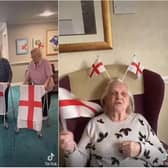 Residents at Cookridge Court care home cheer on England in this heartwarming video