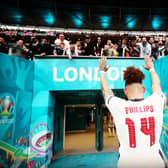Kalvin Phillips applauded at Wembley Stadium.