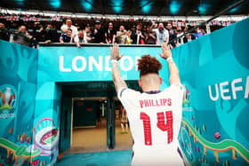 Kalvin Phillips applauded at Wembley Stadium.