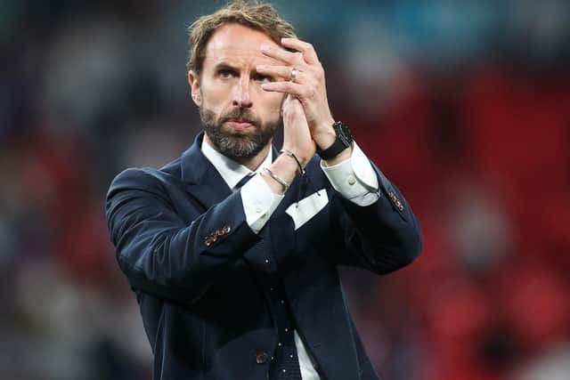 PROGRESS: Under England boss Gareth Southgate, above, even if Sunday's Euro 2020 final defeat on penalties to Italy hurt like hell. Photo by Carl Recine - Pool/Getty Images.