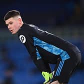 NUMBER ONE - Leeds United's first choice keeper Illan Meslier saw off the challenge of former Real Madrid man Kiko Casilla and the Whites want to add another young goalkeeper to the ranks. Pic: Getty