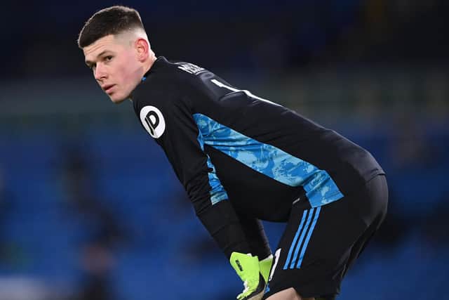 NUMBER ONE - Leeds United's first choice keeper Illan Meslier saw off the challenge of former Real Madrid man Kiko Casilla and the Whites want to add another young goalkeeper to the ranks. Pic: Getty