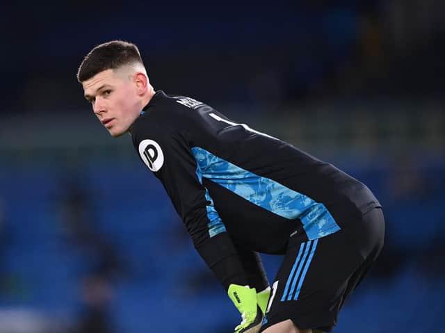 NUMBER ONE - Leeds United's first choice keeper Illan Meslier saw off the challenge of former Real Madrid man Kiko Casilla and the Whites want to add another young goalkeeper to the ranks. Pic: Getty