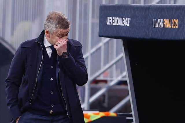 SETBACK: For Manchester United boss Ole Gunnar Solskjaer, above. Photo by KACPER PEMPEL/POOL/AFP via Getty Images.