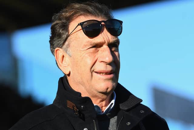 PRAISE: For former Leeds United chairman Massimo Cellino, above, from Gaetano Berardi. Photo by Alessandro Sabattini/Getty Images.