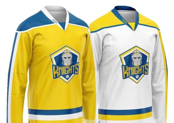 Leeds Knights' first-ever team jerseys - on sale ahead of the 2021-22 NIHL National season.