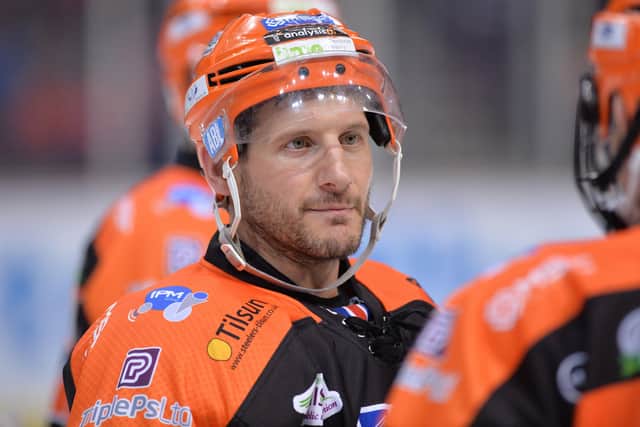 Sheffield Steelers' captain Jonathan Phillips enjoyed his time playing for Dave Whistle at Cardiff Devils. Picture courtesy of Dean Woolley.
