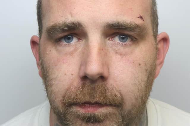 Christopher Alcock was jailed for 23 months over violence at Bramley Villagers Club