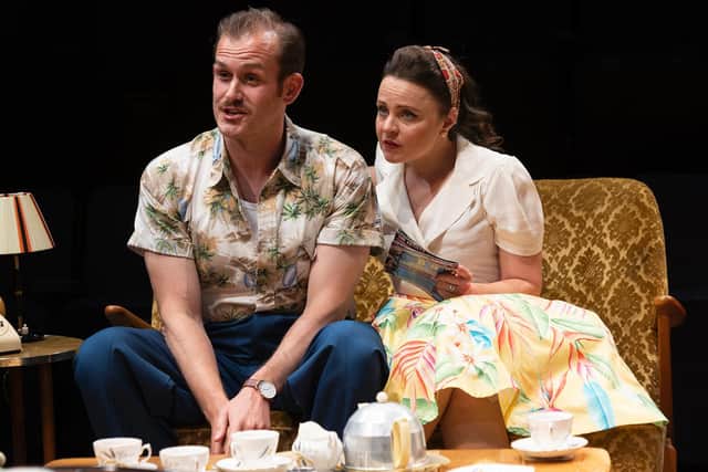 Vicky Binns and Sam Jenkins-Shaw in Home, I'm Darling
