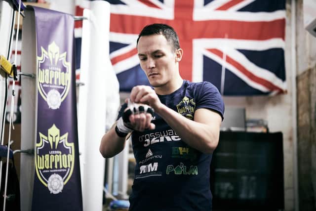 Josh Warrington ahead of his fight against Mauricio Lara on 13th February. (Picture: Mark Robinson)