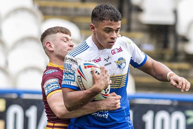 Leeds Rhinos' Corey Hall has been recalled from York City Knights just one week into his loan ahead of the Super League encounter at Catalans Dragons. Picture: Tony Johnson/JPIMedia.