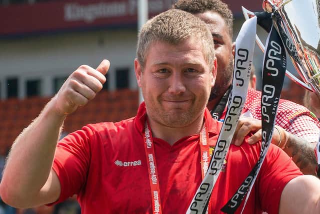 Featherstone Rovers assistant coach Paul March will take on head coaching duties at Wembley in the absence of James Webster. Picture: Allan McKenzie/SWpix.com.