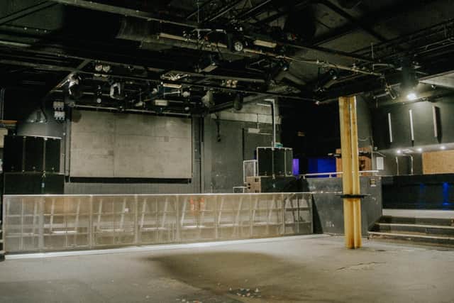 The main room in The Warehouse.