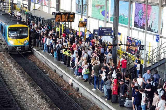Rail passengers in Leeds faced delays and disruption after the timetable chaos of 2018. Pic: Simon Hulme