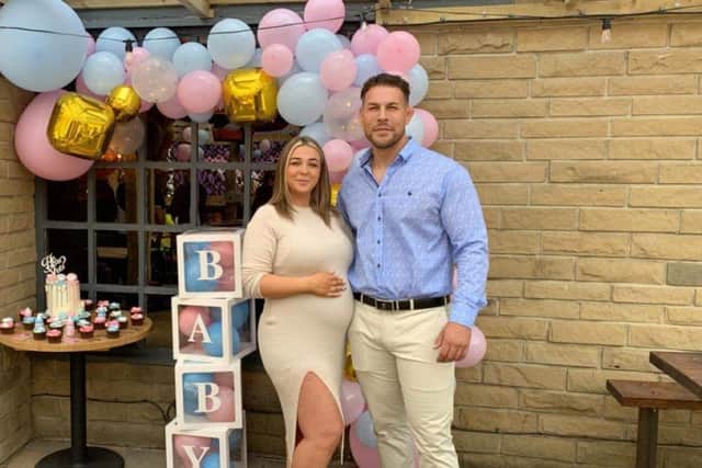 James' partner Emily, who is due to give birth in three weeks, feared their unborn son would be left without a father