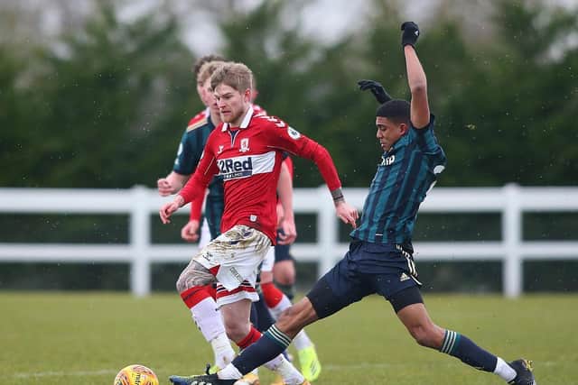 THROWBACK DEFENDER - Cody Drameh showcased an uncanny knack of stopping wingers last season for Leeds United's Under 23s. Pic: LUFC
