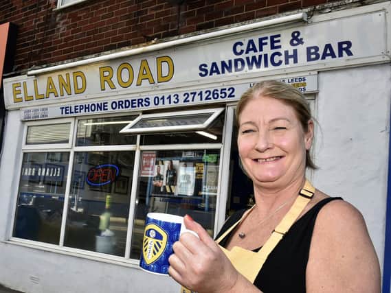 Lisa Toon, who runs Elland Road Cafe and Sandwich Bar.

Photo: Steve Riding