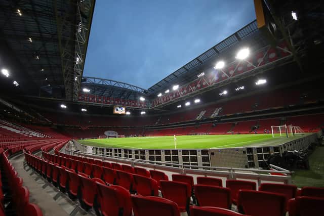 Leeds United will travel to face Ajax at the Amsterdam Arena next month. Pic: Getty