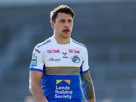 Tom Briscoe scored two tries for Rhinos. Picture by Alex Whitehead/SWpix.com.