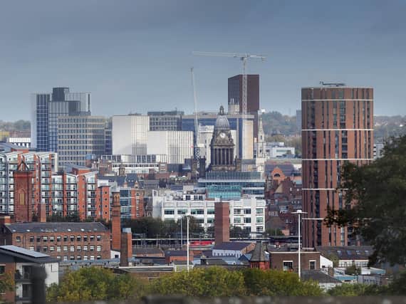 The Leeds city centre skyline
