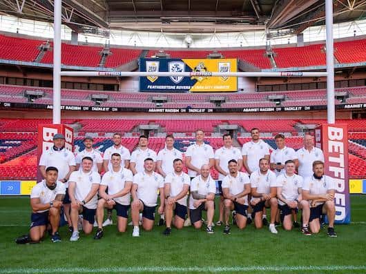 Rovers' squad at Wembley. Picture by Allan McKenzie/SWpix.com.