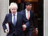 Soon Boris Johnson and Rishi Sunak were  forced to backtrack on their “trial” and confirm they would, in fact, self-isolate. Pic: Jonathan Brady/PA