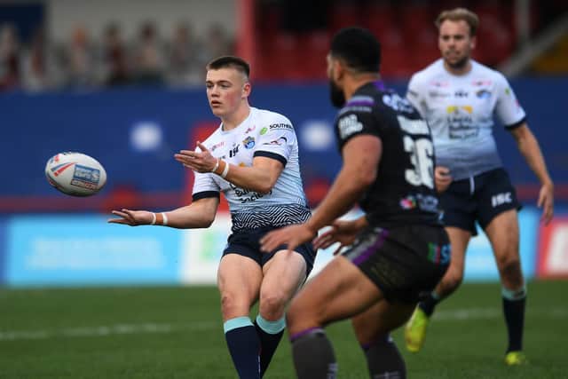 Callum McLelland made his comeback for Rhinos. Picture by Jonathan Gawthorpe.