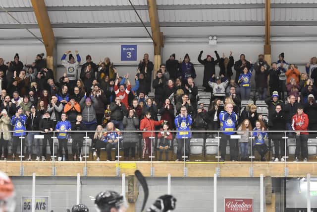 Leeds Chiefs quickly attracted crowds of over 700 during their short existence, with Knights' head coach Dave Whistle looking to quickly build strong relationships with the supporters' club, which has carried over to the Steve Nell-owned franchise. Picture courtesy of Steve Brodie.