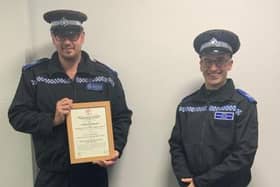 PSCO James Clarke and Liam Dawes.