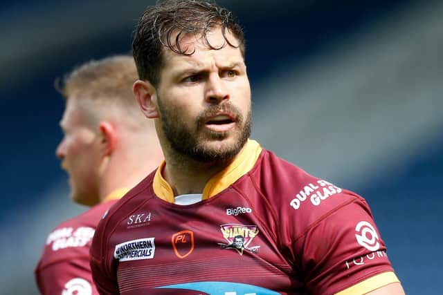 Star signing Aidan Sezer, of Huddersfield Giants, is expected to improve Leeds Rhinos' half-back situation next season. Picture: Ed Sykes/SWpix.com.