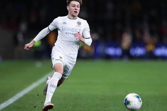 Leeds United winger Jordan Stevens is on trial with Harrogate Town. Pic: Getty