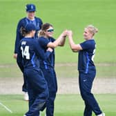 Paid to play: Barnsley-born England bowler Katherine Brunt will play for Hundred team Trent Rockets. Picture: Will Palmer/SWpix.com