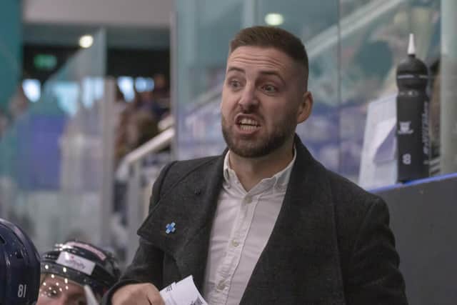 LOCAL RIVALRY: Sheffield Steeldogs head coach Greg Wood - brings his team to Leeds on Boxing Day, January 21 and April 1. Picture courtesy of Peter Best