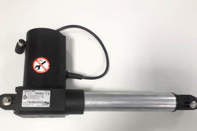 Undated handout photo issued by Birmingham City Council of a similar type of double acting actuator used in powered cinema seats (used for tests purposes) following the death of Ateeq Rafiq.