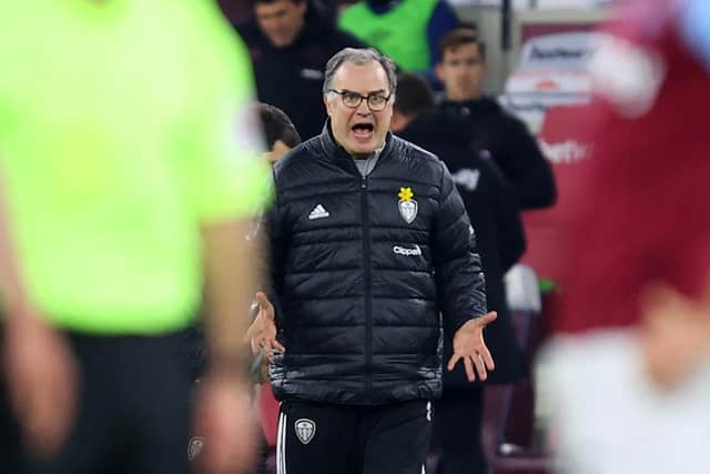 Leeds United head coach Marcelo Bielsa. Pic: Getty