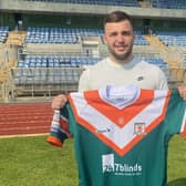 Reece Chapman-Smith has joined Hunslet from Dewsbury Rams. Picture c/o Hunslet RLFC.