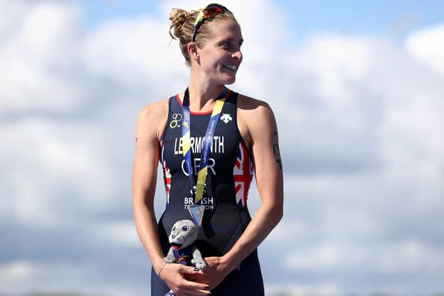 MEDAL CONTENDER: Jess Learmonth could bring home gold in the triathlon. Picture: Bryn Lennon/Getty Images)