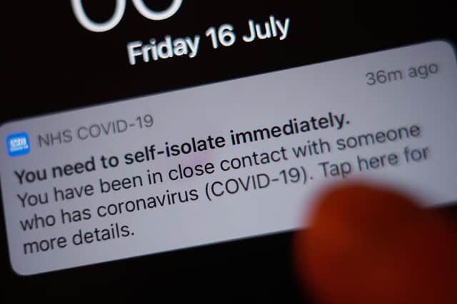 More people in Leeds were pinged by the NHS Covid App last week than anywhere in the country (Photo: PA Wire/Yui Mok)