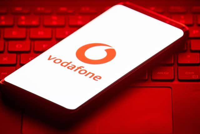 Mobile phone giant Vodafone continues to suffer from a fall in international travel as bosses cannot charge sky-high rates in roaming charges, although the firm has seen a recovery in sales since the height of the pandemic.