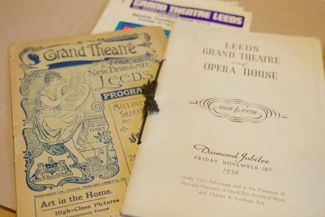 Exhibits from the exhibition looking at the history of opera in Leeds, 'The Leeds Opera Story'.