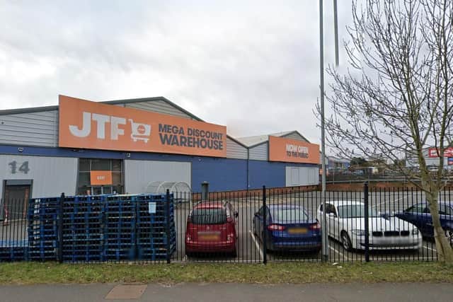 JTF Mega Discount Warehouse, Leeds (photo: Google).